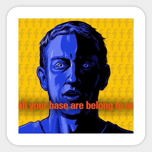 Zuckerburg Sticker by GuyParsons